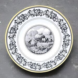 Villeroy & Boch Audun Ferme Yellow Floral 10 1/2” Dinner Plate - Germany